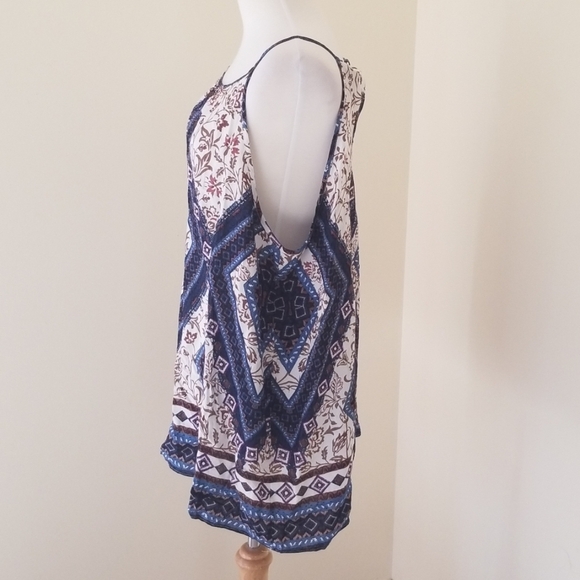 SUZANNE BETRO Size 2X white combo sleeveless top - Picture 2 of 8